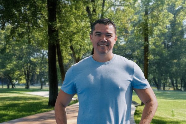 man in park