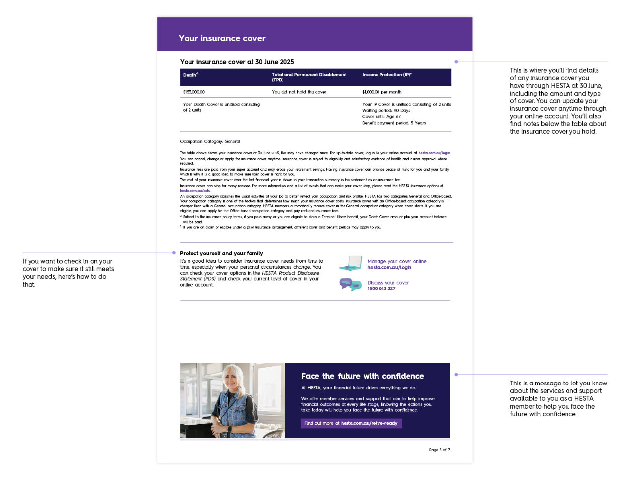 How to read your super statement