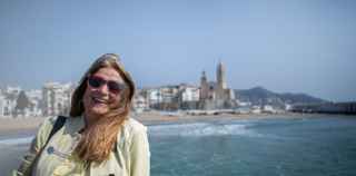 Image of woman on holiday